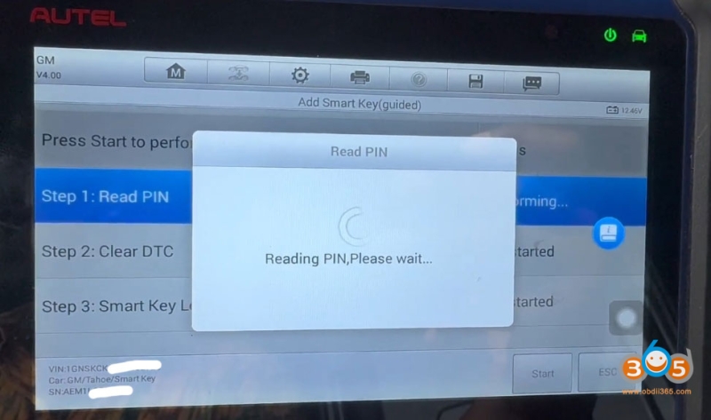 2015–2020 Chevy Tahoe Smart Key Not Detected Autel IM508 Solution