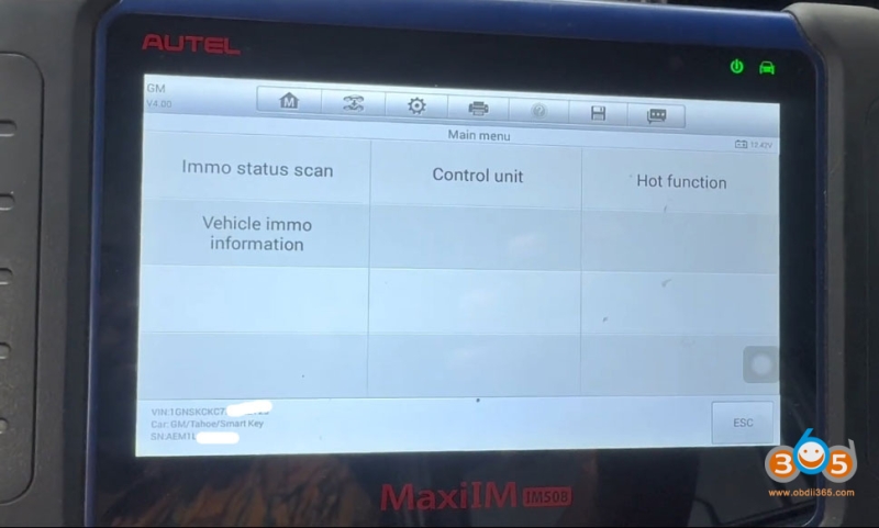 2015–2020 Chevy Tahoe Smart Key Not Detected Autel IM508 Solution