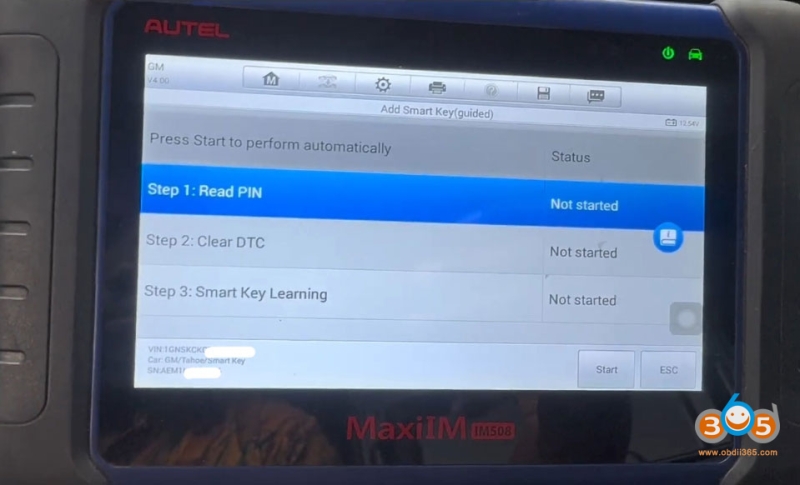2015–2020 Chevy Tahoe Smart Key Not Detected Autel IM508 Solution
