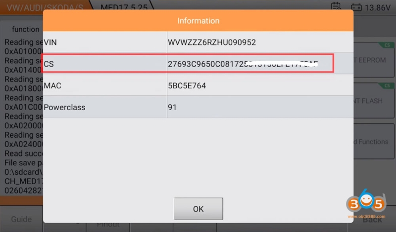 2017 VW Polo MQB48 All Keys Lost with Yanhua ACDP + OBDSTAR G3