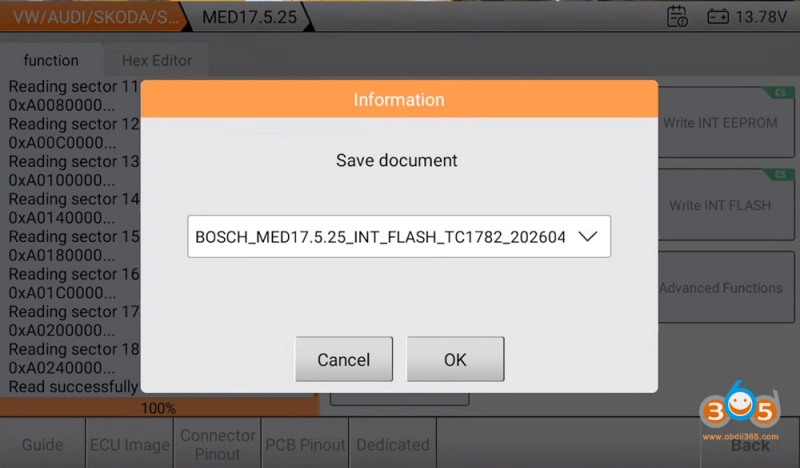 2017 VW Polo MQB48 All Keys Lost with Yanhua ACDP + OBDSTAR G3