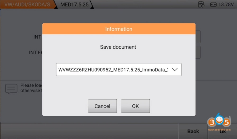 2017 VW Polo MQB48 All Keys Lost with Yanhua ACDP + OBDSTAR G3