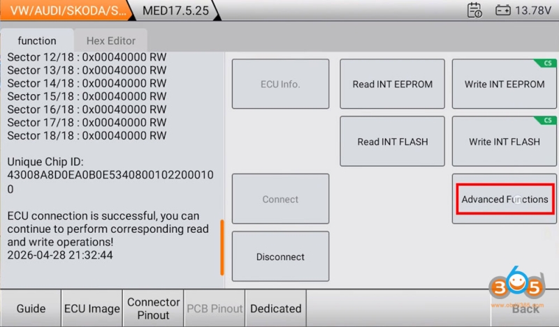 2017 VW Polo MQB48 All Keys Lost with Yanhua ACDP + OBDSTAR G3
