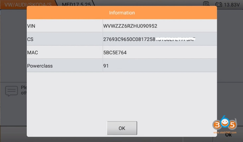 2017 VW Polo MQB48 All Keys Lost with Yanhua ACDP + OBDSTAR G3