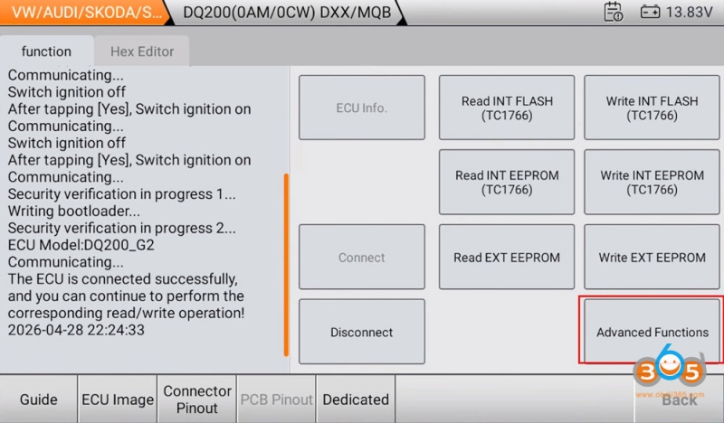 2017 VW Polo MQB48 All Keys Lost with Yanhua ACDP + OBDSTAR G3
