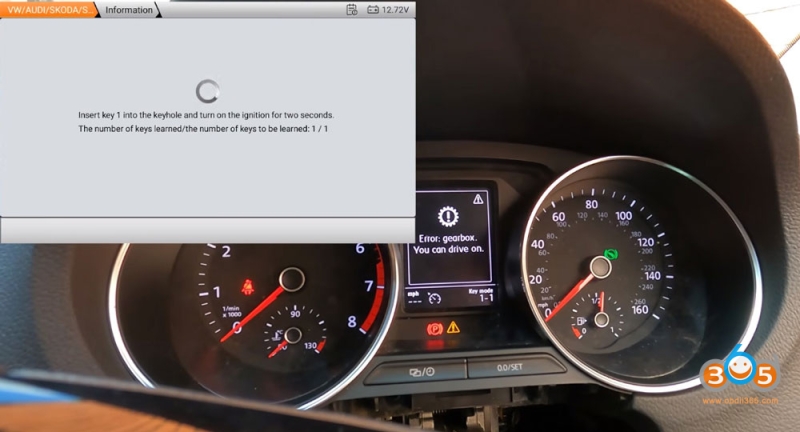 2017 VW Polo MQB48 All Keys Lost with Yanhua ACDP + OBDSTAR G3