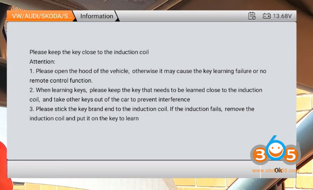 2017 VW Polo MQB48 All Keys Lost with Yanhua ACDP + OBDSTAR G3