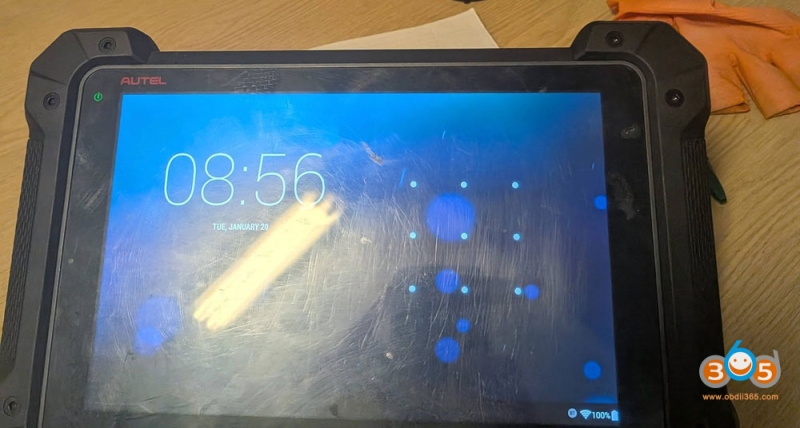 Autel IM608 Forget Lock Screen Pattern Solution