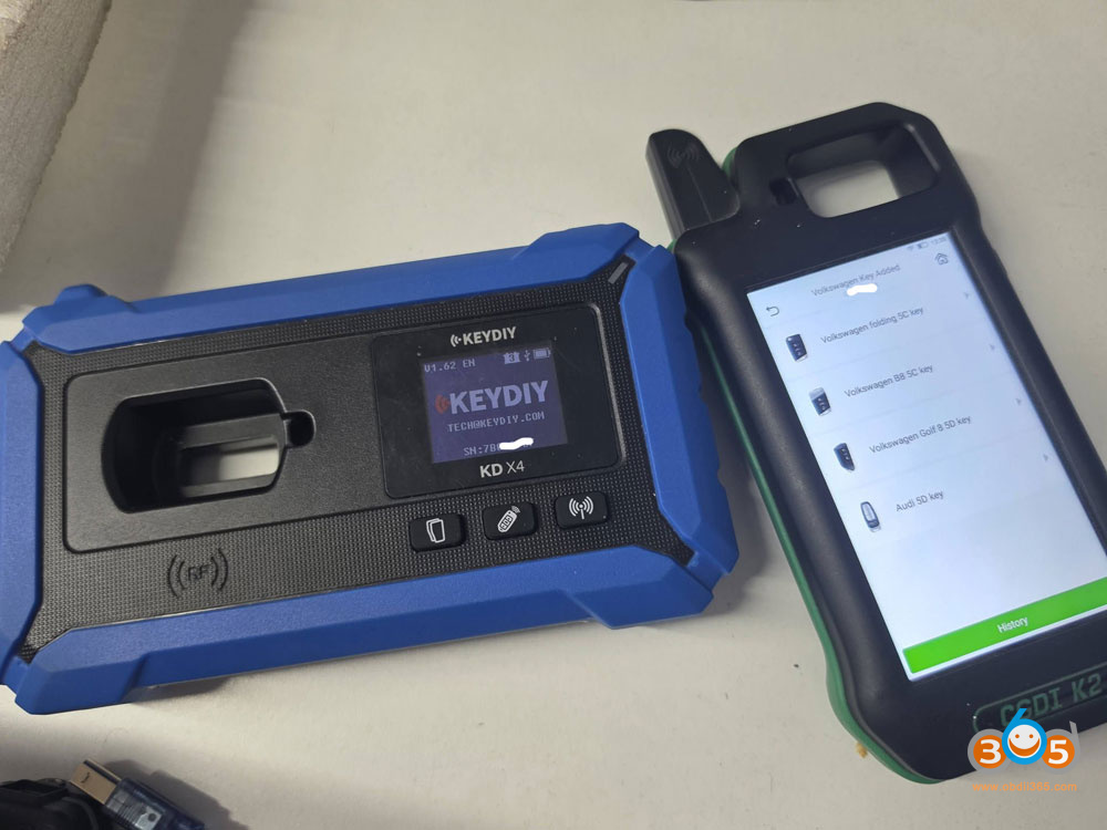 Cgdi K2 And Keydiy Kd X4 Modify Mqb49 5c Key Id 1