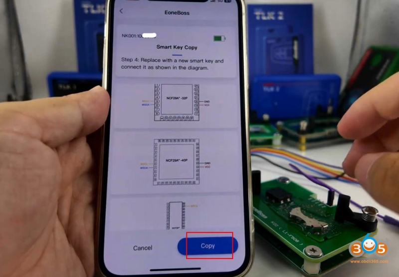 How to Copy Hyundai ID47 Smart Key with EoneBoss NK001?