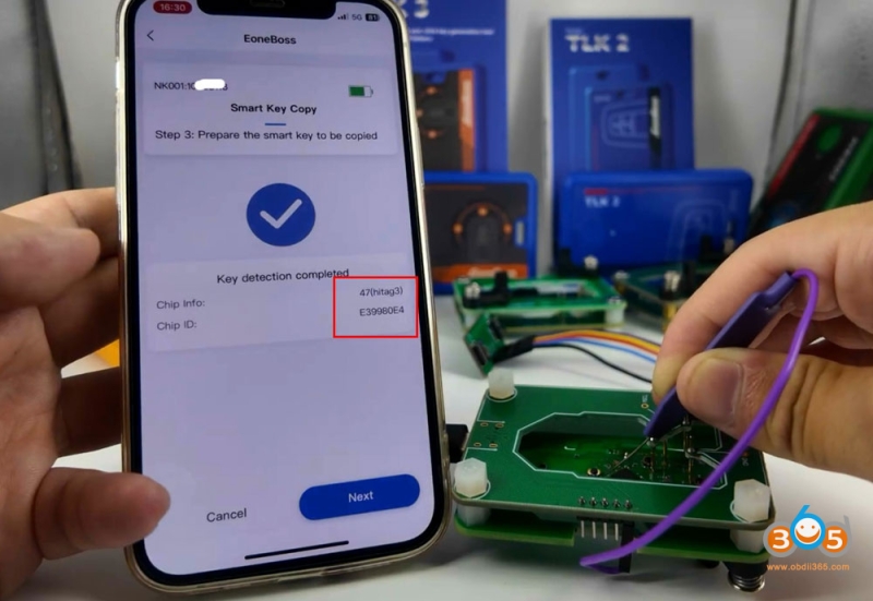 How to Copy Hyundai ID47 Smart Key with EoneBoss NK001?