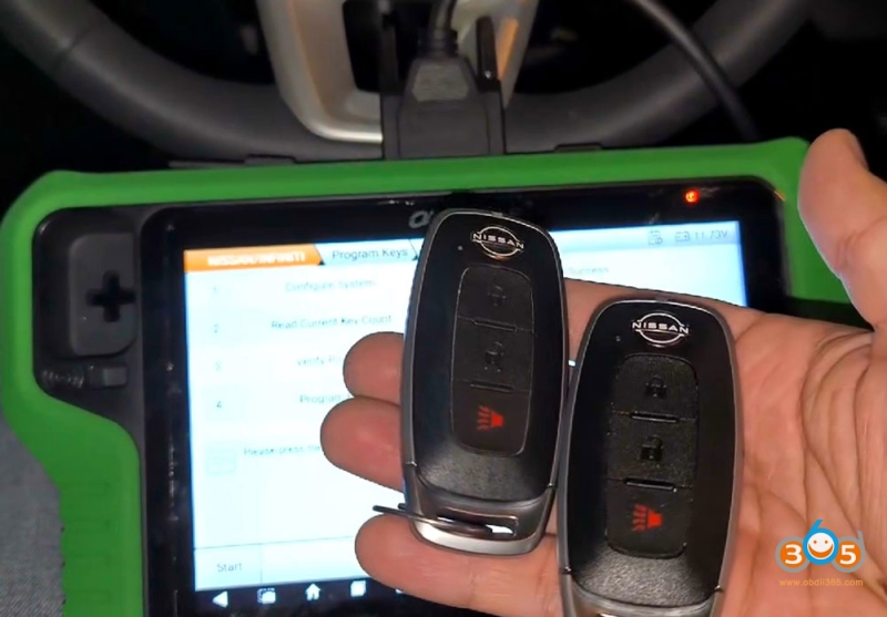 Program 2025 Nissan Magnite Proximity Key with OBDSTAR G3