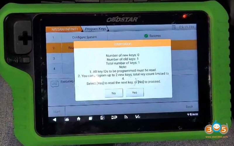 Program 2025 Nissan Magnite Proximity Key with OBDSTAR G3