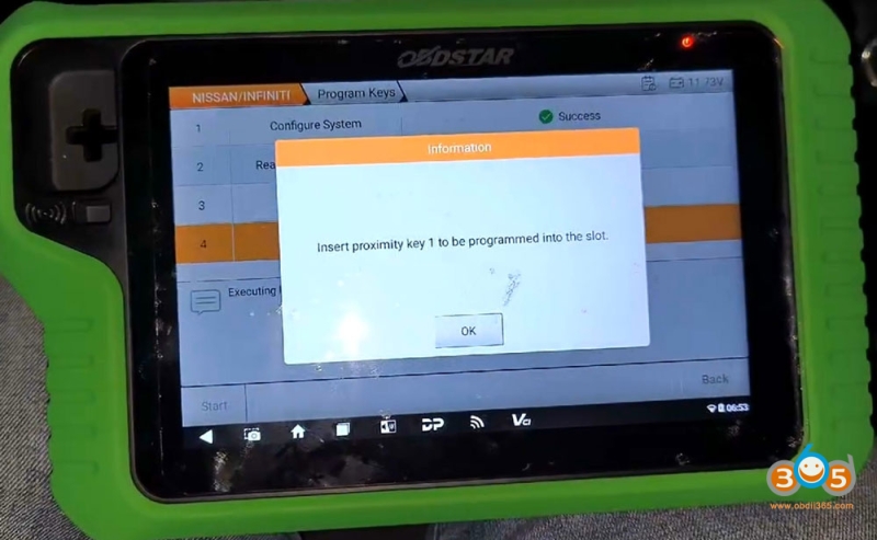 Program 2025 Nissan Magnite Proximity Key with OBDSTAR G3