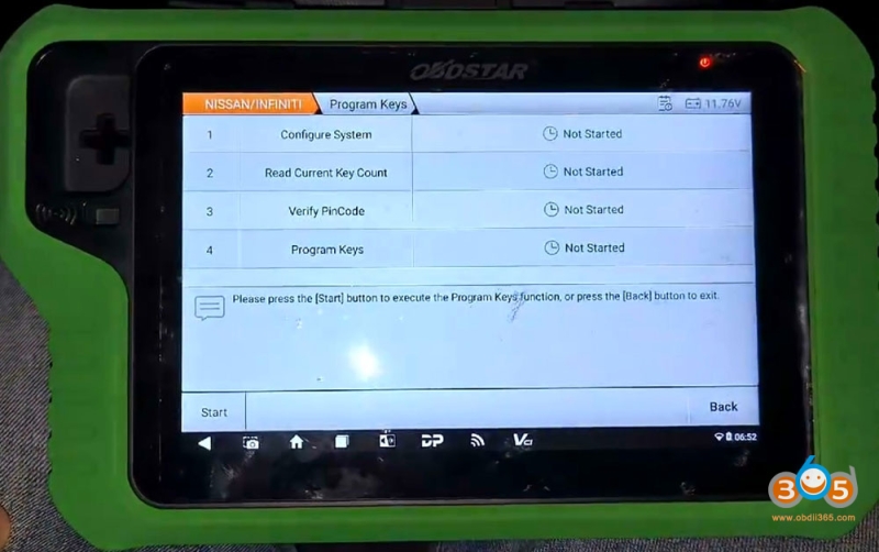 Program 2025 Nissan Magnite Proximity Key with OBDSTAR G3