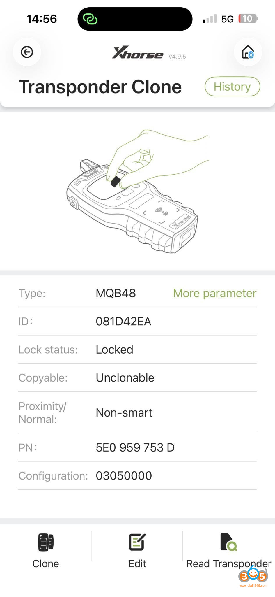Autel Im508 Cannot Accept Xhorse Mqb Key 2