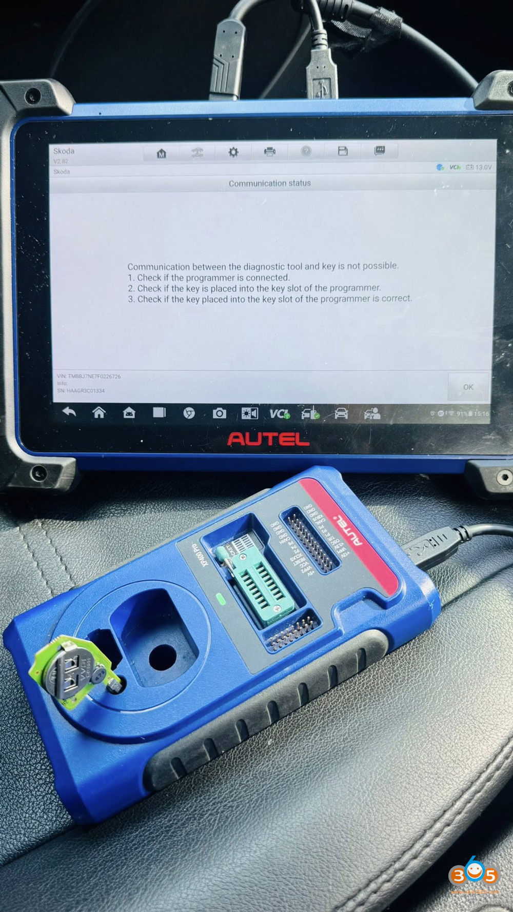 Autel Im508 Cannot Accept Xhorse Mqb Key 3