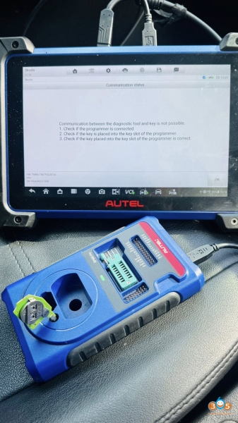 Autel IM508 Cannot Make Dealer Key using Xhorse MQB Key?