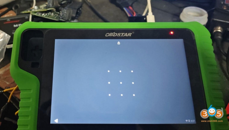 OBDSTAR G3 Forget Lock Screen Password Solution
