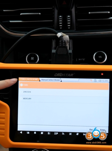 OBDSTAR G3 Program Ford Escape 2020 All Keys Lost via OBD