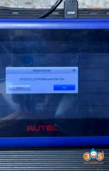 Read VW EDC16U34 ECU CS and PIN Code with Autel IM508