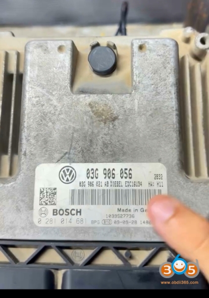 Read VW EDC16U34 ECU CS and PIN Code with Autel IM508