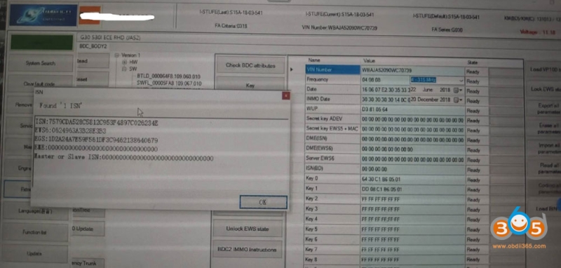 Vapon VP100 BMW BDC2 All Keys Lost Full Reset Procedure