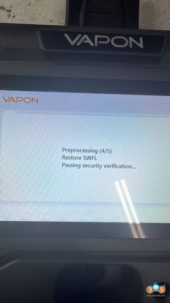 Vapon VP100 BMW BDC2 All Keys Lost Full Reset Procedure