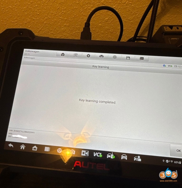 Autel IM608 Program 2011 VW Jetta All Keys Lost with Godiag GT110