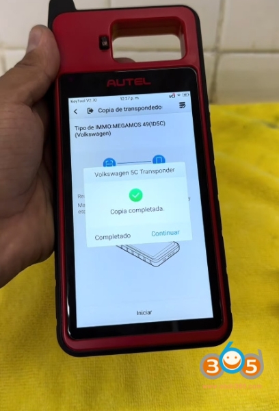 Cloning VW MQB49 5C Chip Using Autel KM100
