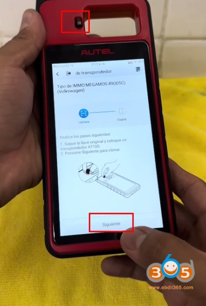 Cloning VW MQB49 5C Chip Using Autel KM100