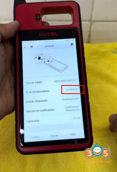 Cloning VW MQB49 5C Chip Using Autel KM100