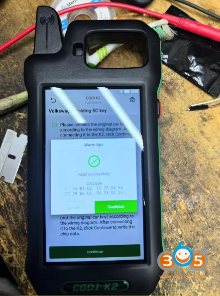 Cloning VW MQB49 5C Chip Using Autel KM100