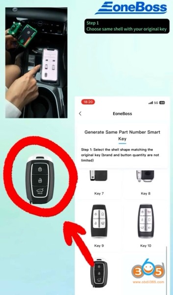 How to Generate 2020 Hyundai Elantra Smart Key with EoneBoss HK001?