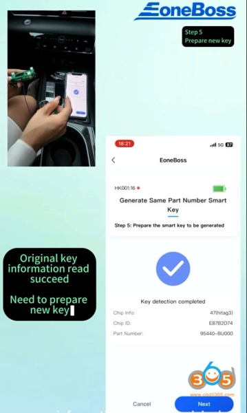 How to Generate 2020 Hyundai Elantra Smart Key with EoneBoss HK001?