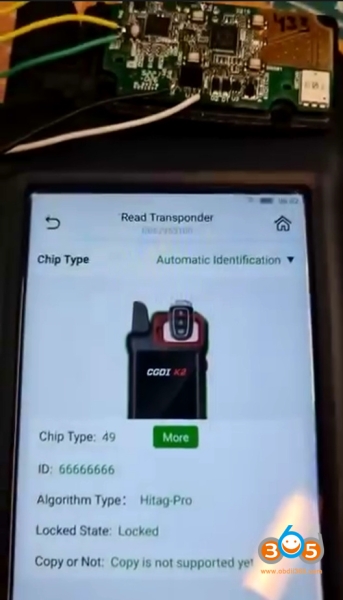 How to Use CGDI K2 to Copy Land rover ID49 NXP Smart Key?