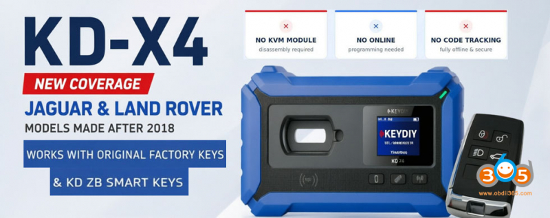 Keydiy KD-X4 2018+ JLR Smart Key Copy FAQs