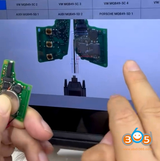 Launch X-prog5 Reads VAG MQB49 5C 5D Original Key Data