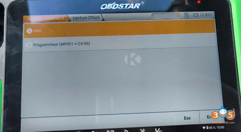 OBDSTAR G3 Adds 2021 Renault Clio 5 Blade Key