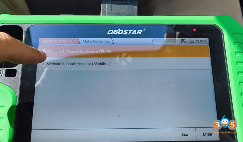 OBDSTAR G3 Adds 2021 Renault Clio 5 Blade Key
