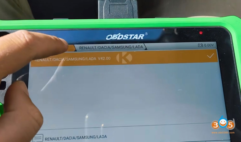 OBDSTAR G3 Adds 2021 Renault Clio 5 Blade Key