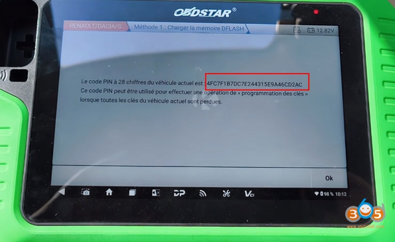 OBDSTAR G3 Adds 2021 Renault Clio 5 Blade Key