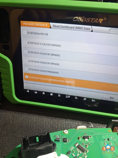 OBDSTAR G3 MQB48 MP001 Connection Failed Error Solution