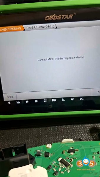 OBDSTAR G3 MQB48 MP001 Connection Failed Error Solution