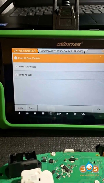 OBDSTAR G3 MQB48 MP001 Connection Failed Error Solution