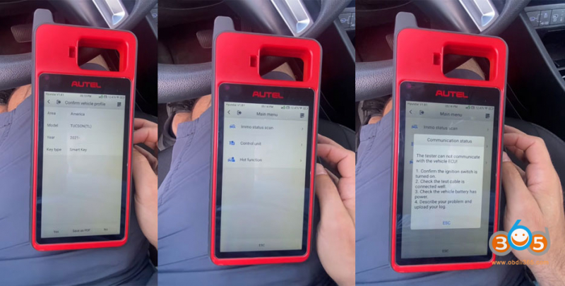 Program 2025 Hyundai Tucson Smart Key with Autel KM100