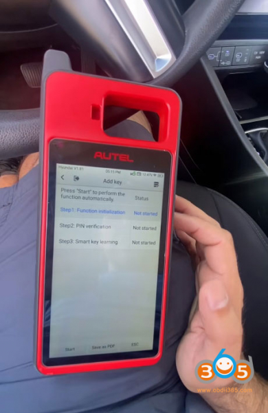 Program 2025 Hyundai Tucson Smart Key with Autel KM100