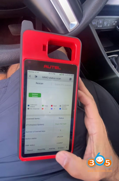 Program 2025 Hyundai Tucson Smart Key with Autel KM100