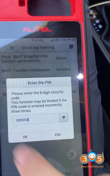 Program 2025 Hyundai Tucson Smart Key with Autel KM100