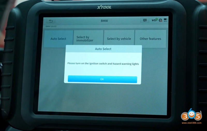 Program BMW CAS3+ All Keys Lost with Xtool + KC501